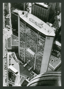 Gli esterni del Centro Pirelli - Vedute aeree - 1968 - foto Publifoto