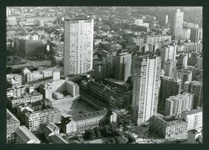 Aerial view of the Pirelli Centre and surrounding area