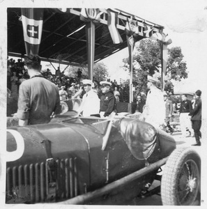 Il Principe Umberto II di Savoia al Gran Premio di Firenze