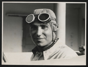 The motorcycle racer and engineer Piero Taruffi (1906-1988)
