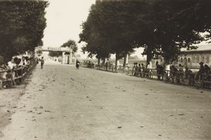 Il passaggio di un corridore