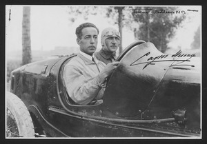Piloti automobilistici non identificati a Torino nel febbraio 1926