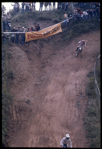 Gara di motocross a Maggiora nel 1977