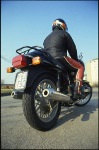 Pneumatico Gordon montato su motocicletta BMW