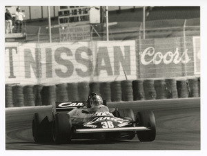 Il pilota Derek Warwick su Toleman-Hart n. 36 equipaggiata con pneumatici Pirelli