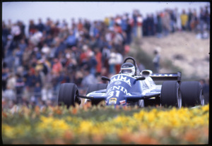 Il pilota Jean-Pierre Jarier su Osella-Ford Cosworth n. 31 gommata Pirelli