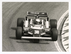 Il pilota Teo Fabi su Toleman-Hart n. 36 gommata Pirelli