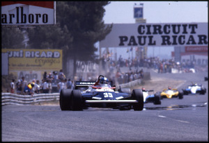 Il pilota Derek Warwick su Toleman-Hart n. 35 equipaggiata con pneumatici Pirelli