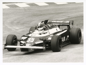 Il pilota Derek Warwick su Toleman-Hart n. 35
