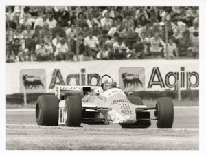 Il pilota Marc Surer nel 1982