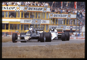 Il passaggio di Nigel Mansell su Lotus-Renault n. 12