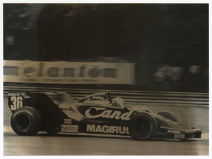Il passaggio di Bruno Giacomelli su Toleman-Hart n. 36 gommata Pirelli