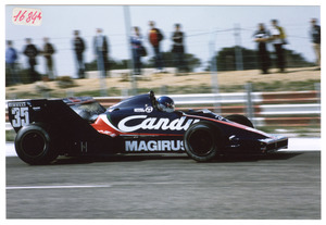 Il passaggio di Dereck Warwick su Toleman-Hart n. 35