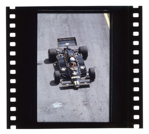 Il pilota Elio De Angelis nel 1983