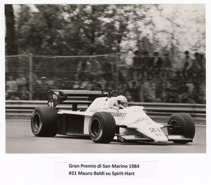 Il pilota Mauro Baldi su Spirit-Hart n. 21
