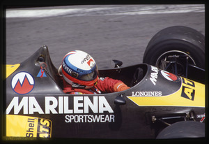 Il pilota Manfred Winkelhock su ATS-BMW n. 14