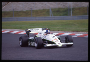 Il pilota Jonathan Palmer su RAM-Hart n. 10