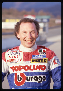 Ritratto del pilota Fulvio Ballabio