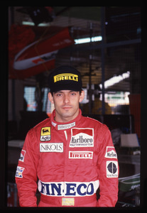 ll pilota Alex Caffi, scuderia Dallara-Ford