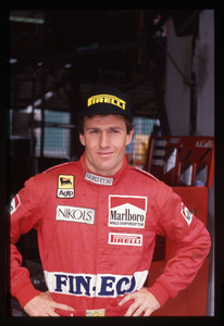 ll pilota Andrea De Cesaris, scuderia Dallara-Ford
