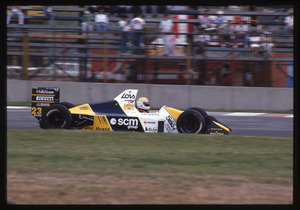 Pierluigi Martini su Minardi-Ford