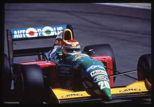 Prove Benetton Formula 1 pre-stagione 1991 con Nelson Piquet (vettura ancora con livrea 1990)