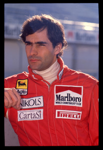 Il pilota Emanuele Pirro (n.21) della Dallara-Judd