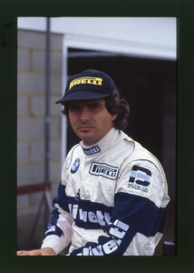 Il pilota Nelson Piquet vince su Brabham-BMW