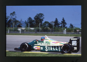 La Benetton-BMW di Gerhard Berger