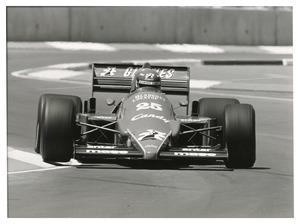 Philipp Streiff su Ligier/Renault durante il Gran Premio di Australia del 1985