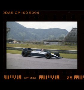 La Brabham/BMW gommata Pirelli fotografata sul circuito di Jacarepagu&agrave;