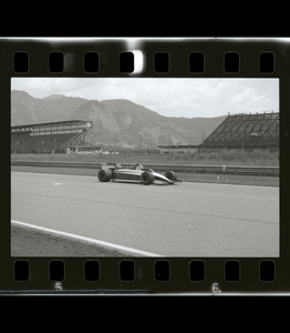 La Brabham/BMW gommata Pirelli fotografata sul circuito di Jacarepagu&agrave;