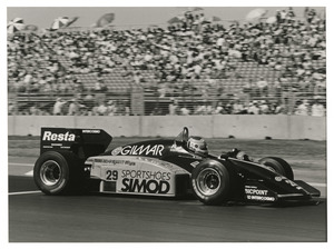 Pierluigi Martini su Minardi al Gran Premio di Australia nel 1985