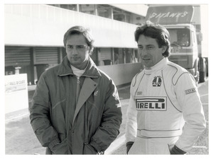 Da sinistra, De Angelis e Lucchinelli