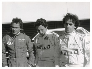 Da sinistra: Sheene, Lucchinelli e Uncini