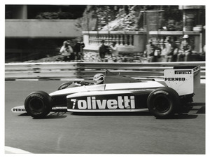 Nelson Piquet sulla Brabham BT 54 numero 7
