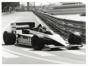 Nelson Piquet sulla Brabham BT 54 numero 7