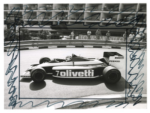 Nelson Piquet sulla Brabham BT 54 numero 7