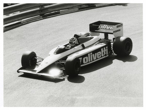 Nelson Piquet sulla Brabham BT 54 numero 7