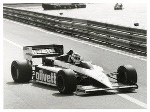 Nelson Piquet sulla Brabham BT 54 numero 7