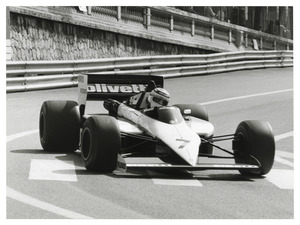 Nelson Piquet sulla Brabham BT 54 numero 7