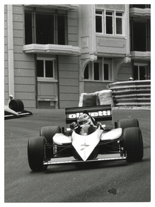 Nelson Piquet sulla Brabham BT 54 numero 7