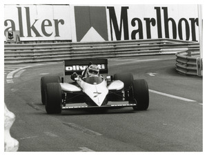 Nelson Piquet sulla Brabham BT 54 numero 7
