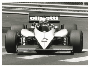 Fran&ccedil;ois Hesnault sulla Brabham BT 54 numero 8