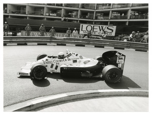 Teo Fabi su Toleman TG 185 numero 19