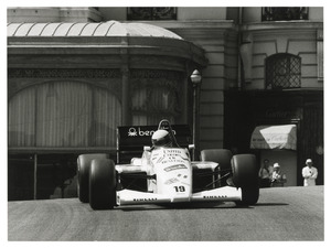 Teo Fabi su Toleman TG 185 numero 19