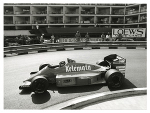 Piercarlo Ghinzani su Osella FA 1F numero 24