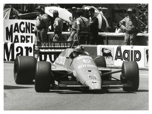 Piercarlo Ghinzani su Osella FA 1F numero 24