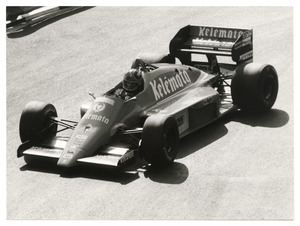 Piercarlo Ghinzani su Osella FA 1F numero 24