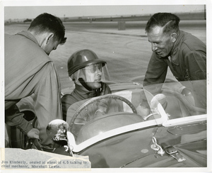 Il pilota Jim Kimberly nel 1954
